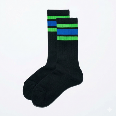 Family Mart Black Socks